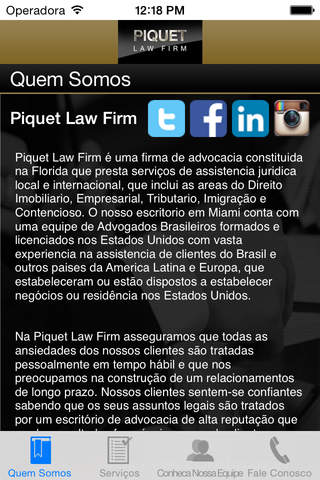 Piquet Law Firm screenshot 2