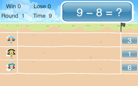 Girl Runners Math screenshot 2