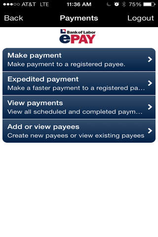 Bank of Labor Member Preference Mobile screenshot 2