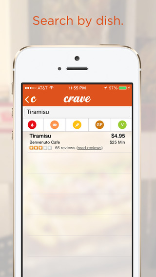 【免費生活App】Crave: Find and Order The Food You're Craving and Get Dishes Delivered from Restaurants Nationwide-APP點子