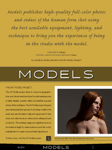 Models Magazine screenshot 2