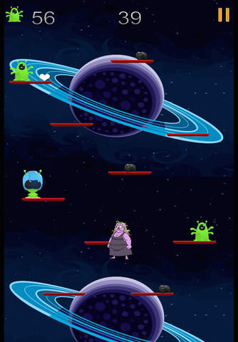 Zombie Granny vs. Aliens Outer Space Battle screenshot 2