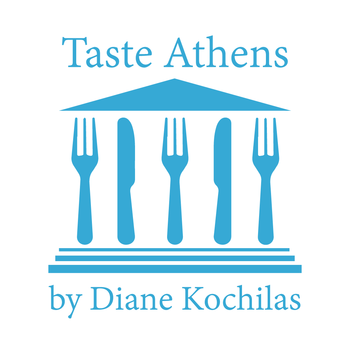 Taste Athens Diane Kochilas’ restaurant and food guide to the best places to eat, drink, and find Greek gourmet products and wines in Athens, Greece. LOGO-APP點子