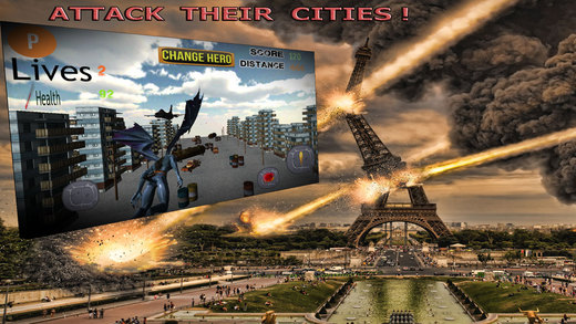 【免費遊戲App】Clash Of Gargoyle 3D - An Epic Deamon War Against Earth's Air Force Fighter Jet (Free Arcade Version)-APP點子