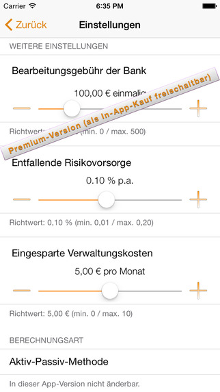 【免費財經App】VFE-Rechner - Vorfälligkeitsentschädigung für ein Darlehen berechnen (inkl. Zins- und Tilgungsrechner)-APP點子