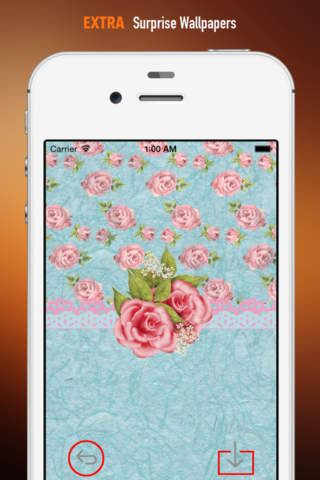 Rose Print Wallpapers HD: Quotes Backgrounds with Flora Designs and Patterns screenshot 2