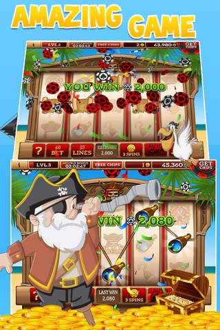 Lucky Cliff Slots - 7 Castle Casino with Blackjack! screenshot 2