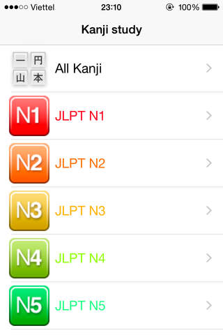 iKanji Study Pro screenshot 4