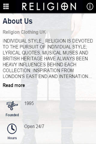 Religion Clothing UK screenshot 2