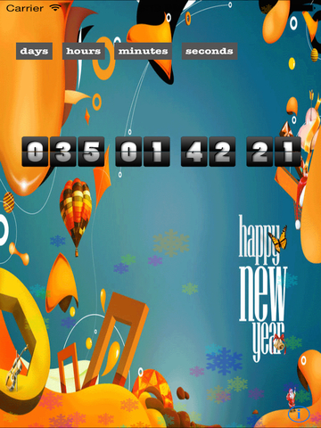 【免費生活App】Happy New Year Eve Countdown Clock Timer Paid-APP點子