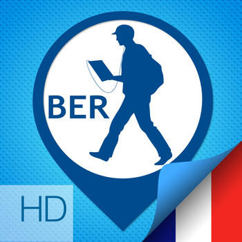 Berlin tour guidée à pied „Quartier Gouvernemental“ Guide interactif multimédia et audioguide-vidéo GPS tour, carte du circuit pédestre offline autour de la porte de Brandebourg - HD LOGO-APP點子