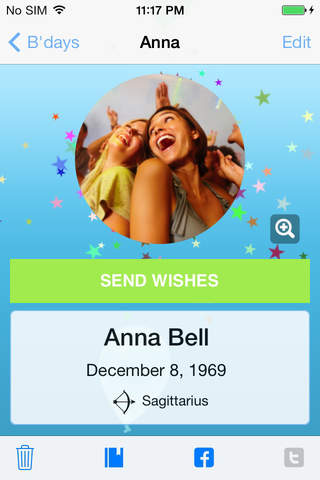 hip: Birthday Reminder App screenshot 2