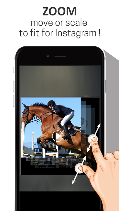 Screenshots of No Crop Video For Instagram - Convert Square Size and Movie Clip into Rectangle Shape for iPhone