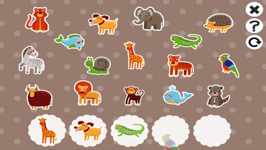 【免費遊戲App】Animals Remember and Memorize! Learning and concentration Game for Children-APP點子