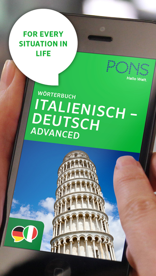 Dictionary Italian German ADVANCED by PONS