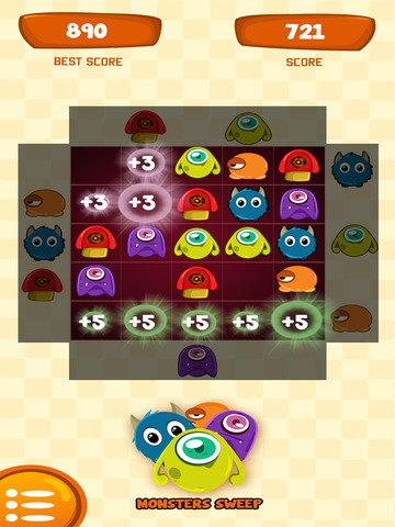 【免費遊戲App】Monsters Sweep-APP點子