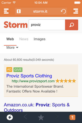 Storm Browser screenshot 2
