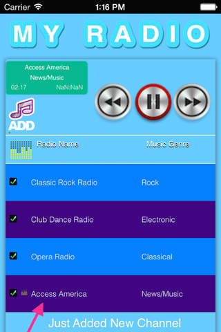 Radio: create your own radio. screenshot 4