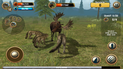 【免費遊戲App】Wild Wolf Simulator 3D-APP點子