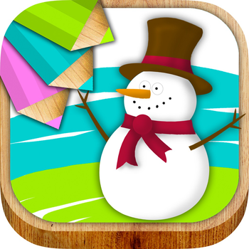 Christmas for painting and coloring with magic marker LOGO-APP點子