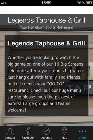 Legends Taphouse & Grill screenshot 4