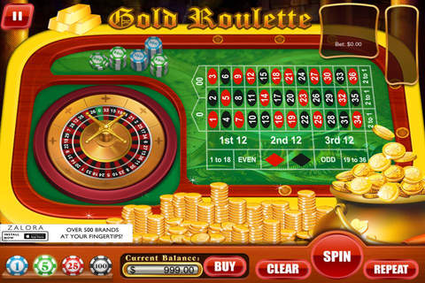 Roulette House of Gold Rich Hit Casino Plus & Games in Las Vegas Free screenshot 2