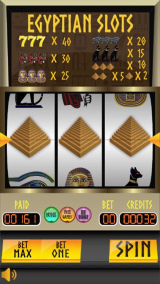 【免費遊戲App】Egyptian Slots - Free Casino Slots-APP點子