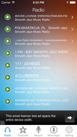 Smooth Jazz Music Radio Recorder