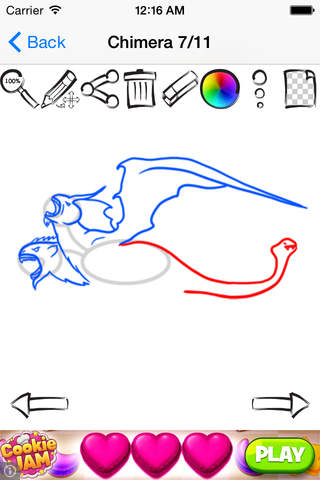 Learn How To Draw Monsters screenshot 3