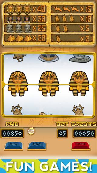 `Lucky Pharaoh Egypt Gold Treasure Temple Casino Slots Free