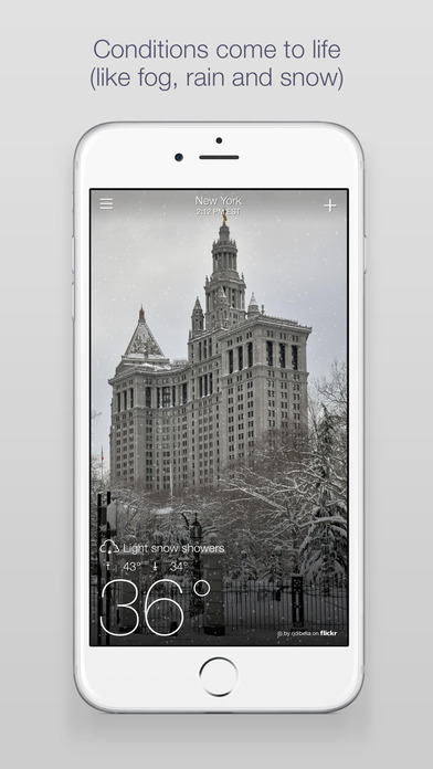 Screenshots of Yahoo Weather for iPhone