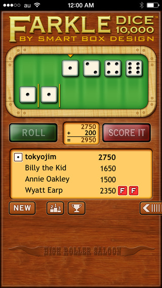 【免費遊戲App】Farkle Dice HD - Free-APP點子