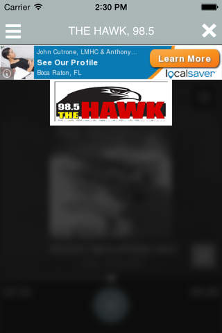 The Hawk, 98.5 FM KHAQ screenshot 3