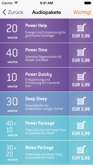 【免費健康App】Power Relax - Entspannung und Energie auf Knopfdruck-APP點子