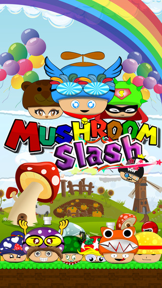 Mushroom Land Slice Friends Monsters Slash “ Super Fantasy Adventure dash Edition ”