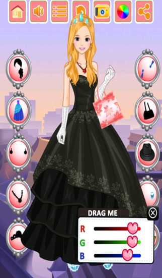 【免費遊戲App】Once Upon Time Princess Dressup-APP點子