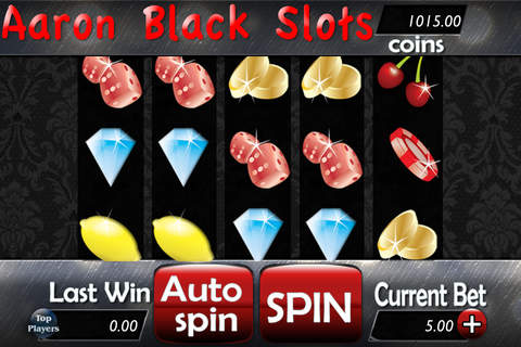 AAA Aalii Aaron Black Slots FREE Game screenshot 2