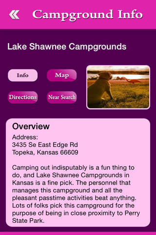 Kansas Campgrounds & RV Parks screenshot 3