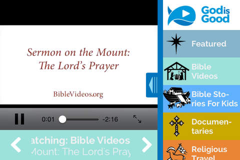 God Is Good: Videos for Christians screenshot 2