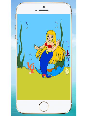 【免費遊戲App】Coloring Book Little Mermaid-APP點子