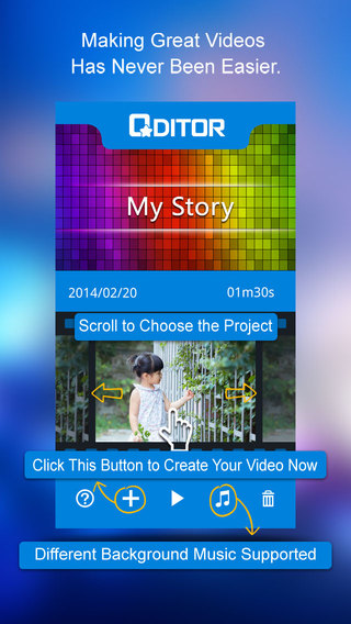 Qditor for iPhone - Best Video Editor