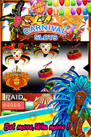 Carnival Fiesta Slots Super Deluxe FREE - Big Jackpot Casino Games screenshot 3