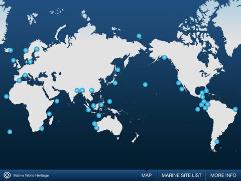 UNESCO World Heritage Marine Sites screenshot 2