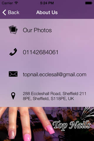 Topnail Ecclesall screenshot 2