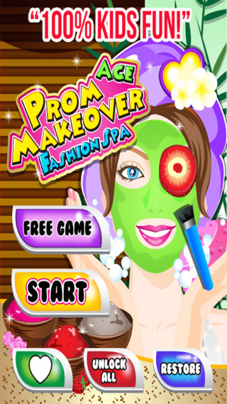 Prom Makeover Fashion Spa Salon - Free Kids Games for Girls