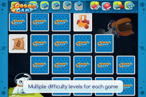 CosmoCamp - Matching Games Game App for Toddlers and Preschoolers screenshot 4