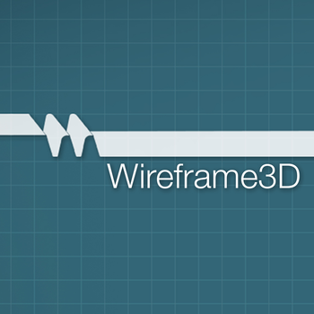 Wireframe 3D Portal LOGO-APP點子