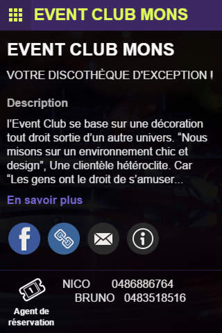 EVENT CLUB MONS screenshot 2