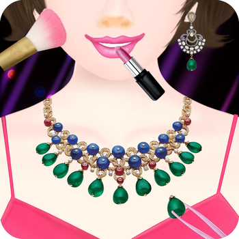 Art Diy Salon-Necklace,Bracelet,Ring,Earrings:Kids Game HD LOGO-APP點子