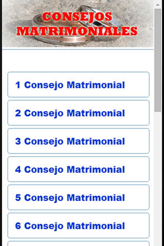 Consejos Matrimoniales screenshot 2
